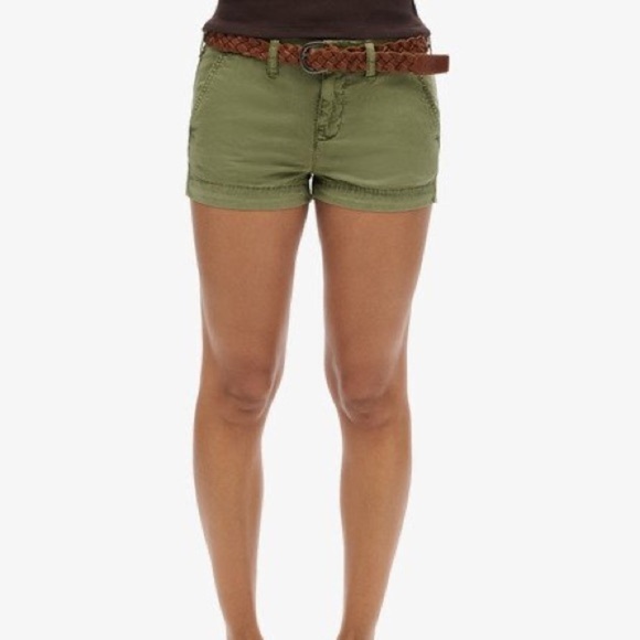 Green American Eagle  Size 4 shorts - Picture 1 of 7
